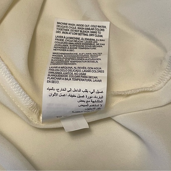 NWT - A MTL 1980 Women’s Long Sleeve Cowl Neck Lace Back White Top Size 3X - Picture 10 of 17